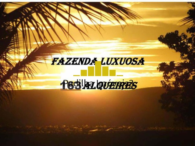 #850 - Fazenda para Venda em Bauru - SP - 1